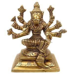 Buy Bhunes Brass Small Varahi Devi Idols Matrikas Barahi Sculpture Idol ...