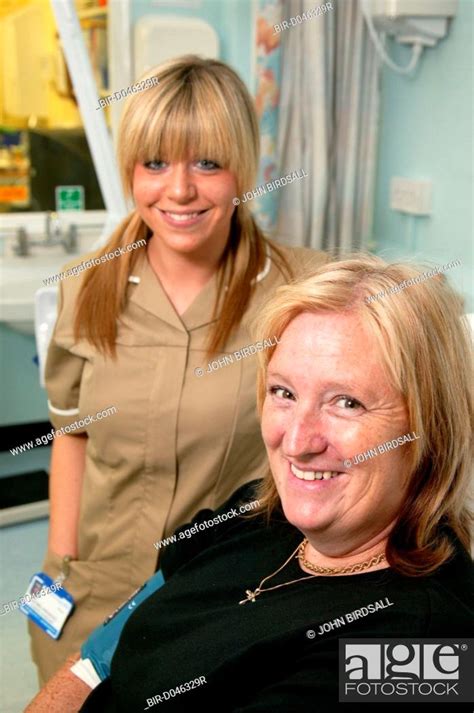 Portrait of Nurse with patient, Stock Photo, Picture And Rights Managed ...