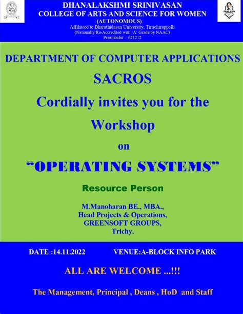 :: Dhanalakshmi Srinivasan College of Arts and Science for Women ...