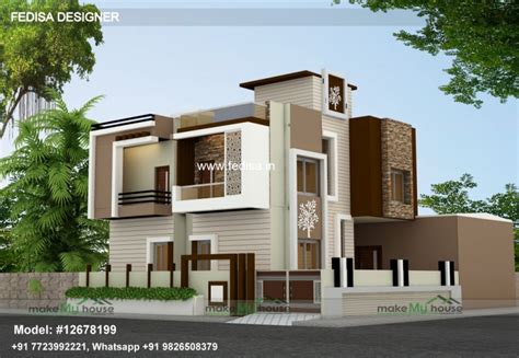 Duplex House Design Manor Hall Exterior Paint 696 Sq Ft House Plans 2 ...