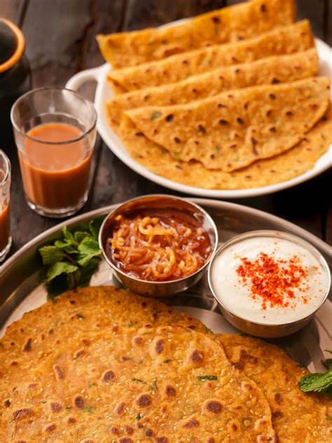 Punjabi Style Namak Ajwain Paratha With Mooli Achar For Quick Winter ...