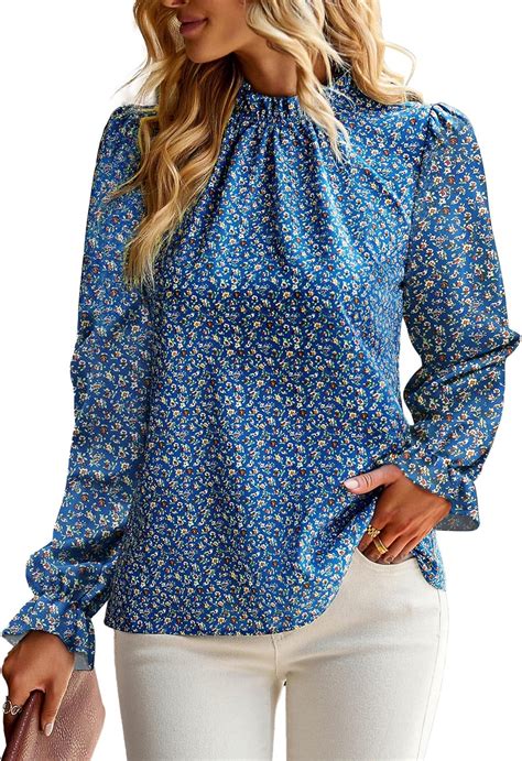 BTFBM Womens Long Sleeve Blouses Spring Summer 2024 Casual Boho Tops ...