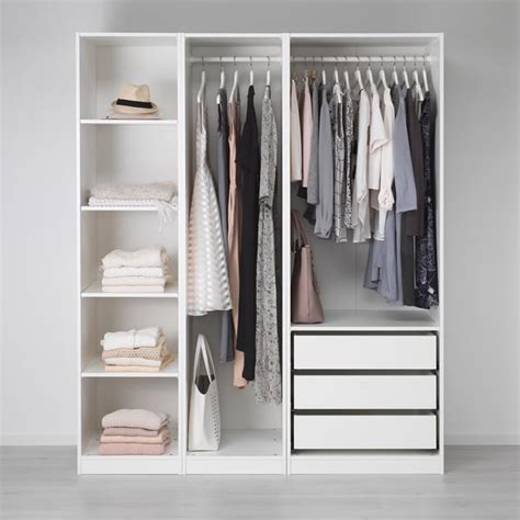 PAX wardrobe, white, 175x58x201 cm (687/8x227/8x791/4") - IKEA