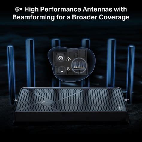TP-Link Archer BE400 6500 Mbps Wi-Fi 7 Gigabit Router Wireless Router 2 ...