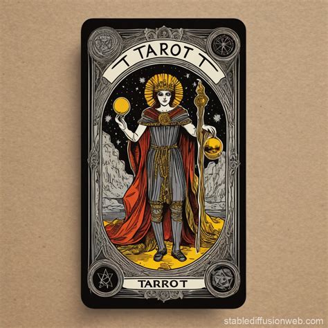 Tarot Card Design Concept | Stable Diffusion Online