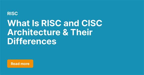 Image result for What Is RISC and CISC