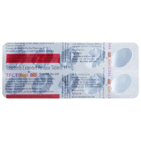 Tfct Nib Od 11 MG Tablet (10): Uses, Side Effects, Price & Dosage ...