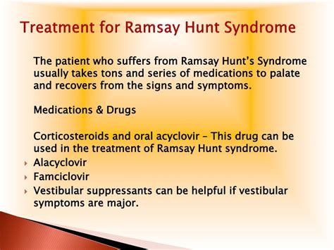 PPT - Ramsay Hunt Syndrome: Causes, Symptoms, Daignosis, Prevention and Treatment PowerPoint ...