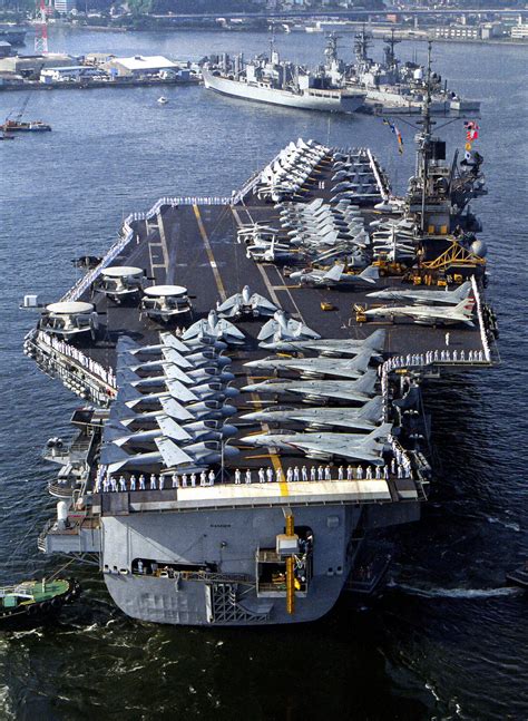 (1500 x 2048) USS Ranger CV-61 visits Japan for the last time during ...