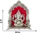 INTERNATIONAL GIFT Silver Plated Ganesh Darbar Idol With Box & Bag ...
