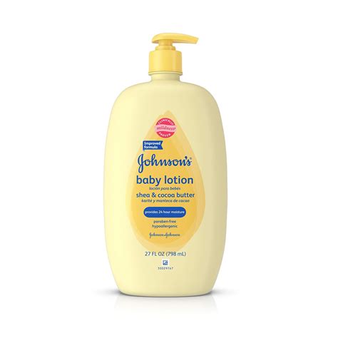 Johnson's Baby Shea & Cocoa Butter Lotion for Sensitive Skin, 27 Fl. Oz ...
