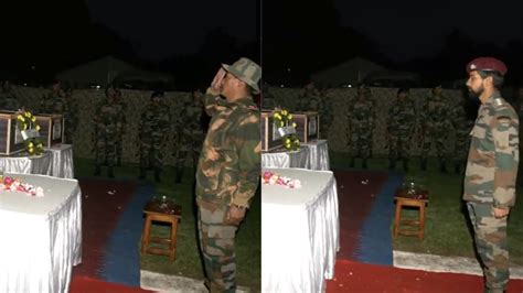 Rajouri Encounter: Army, Police Pay Tributes To 5 Soldiers Killed In J ...