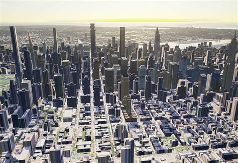 纽约项目3D图 10年内成型 - 天际线国际版 - 高楼迷