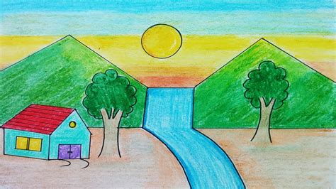 Easy Drawing of Scenery 的图像结果