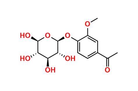 Androsin | CAS No- 531-28-2 | 4-Acetyl 2-methoxyphenylglucoside, 4 ...