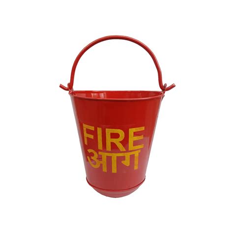 Fire Shape Industries Galvanized-Iron Safety Fire Bucket for Fireplace ...