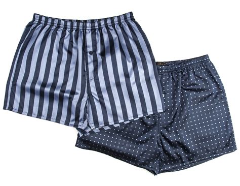 Men's Premium Satin Boxers - 2 Pack - Noble Mount