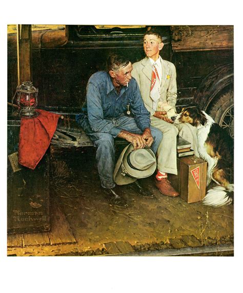 Norman Rockwell – Breaking Home Ties