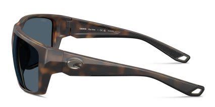 Costa Del Mar 6S9129 Fly Line tortoise frame with gray 580p lenses ...