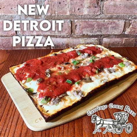 Carriage Court Pizza menu in Crown Point, Indiana, USA