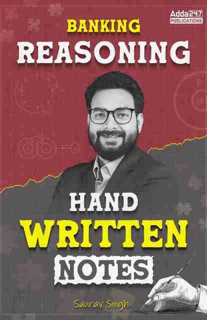 Banking Reasoning Handwritten Notes Book By Saurav Singh: Buy Banking ...