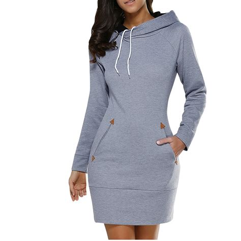 Winter Hoodie Zipper Black Hooded Pullover Women Hoodies Sweatshirts ...