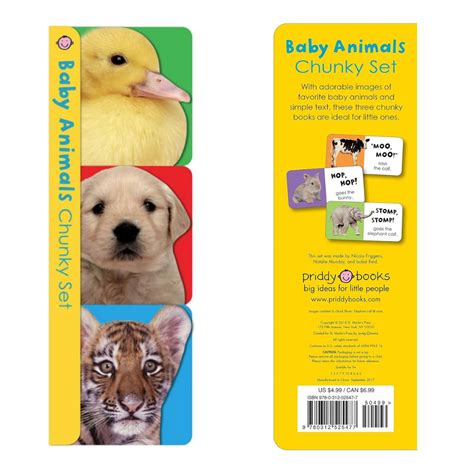 Priddy Books: Chunky Pack: Pets, Farm, and Wild Animals – Krazy Caterpillar