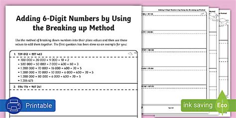 Image result for Adding 6 Digit Numbers