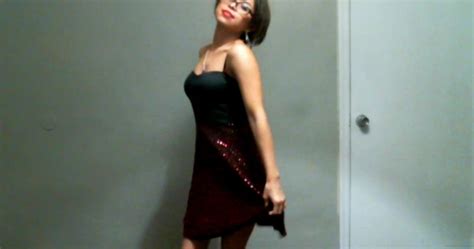 Latinaqueen Vid Preview Dancing Striping From A Cute Dress Wearing Lingerie Underneath T