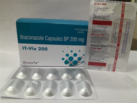 IT VIX 200 Capsules - ITRACONAZOLE 200MG - Feravix Lifesciences