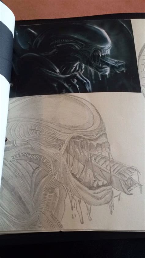 Alien Pencil Art 的图像结果