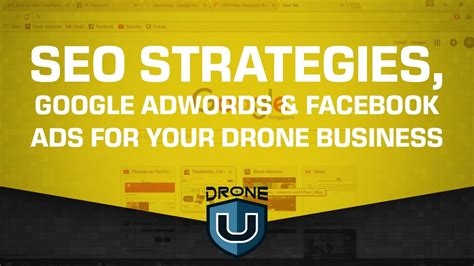 SEO Strategies, Google Adwords & Facebook ads for your drone business ...