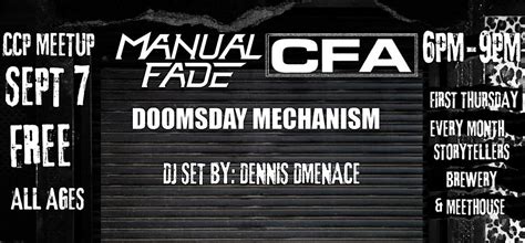 CCP Meetup - Manual Fade, CFA & Doomsday Mechanism, Storytellers ...