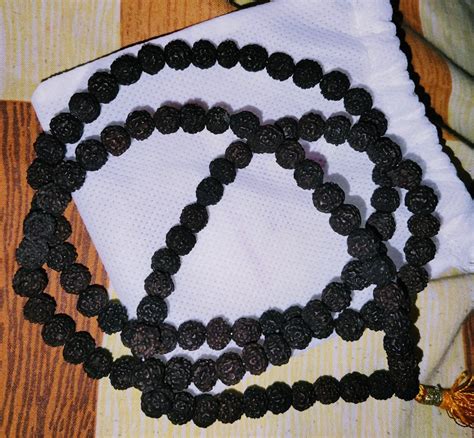 Black Rudraksha Mala - 108+1 Beads – Japam