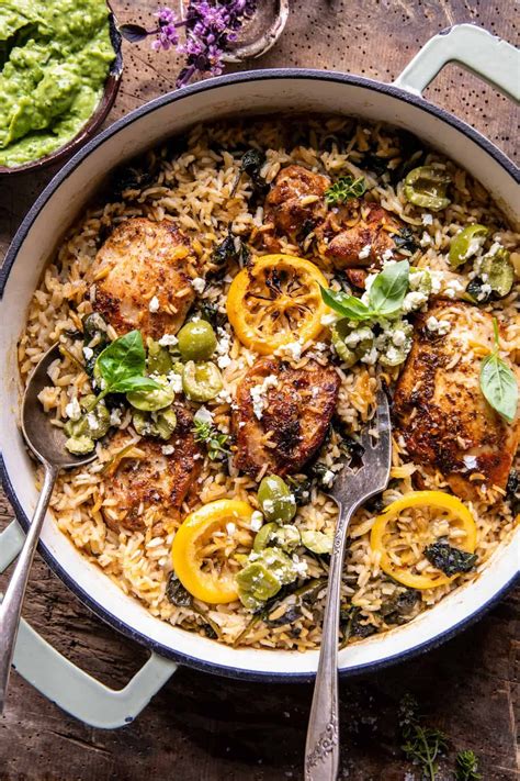 One skillet greek lemon chicken and rice – Artofit