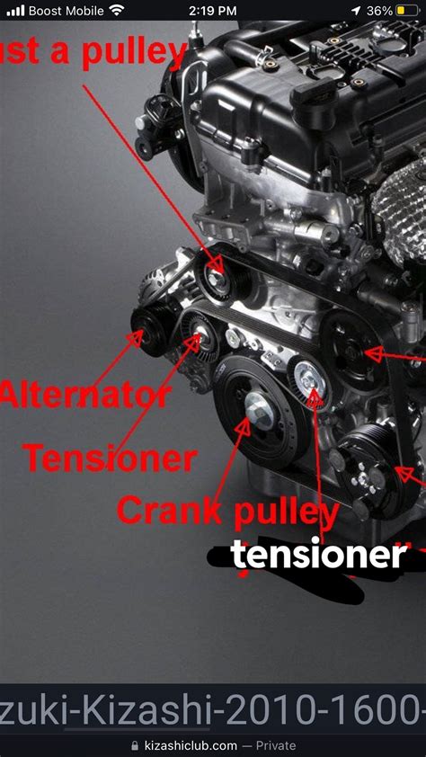 HELP TENSIONER WONT MOVE : r/Suzuki