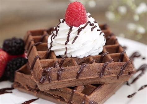 resep waffle sederhana