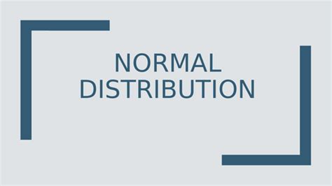 Image result for Normal Distribution Tutorial