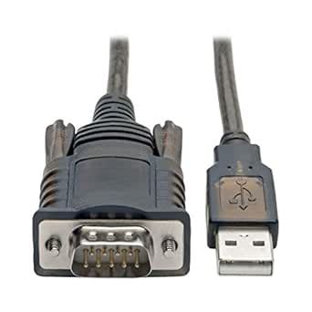 Tripp Lite RS232 to USB Adapter Cable with COM Retention (USB-A to DB9 ...