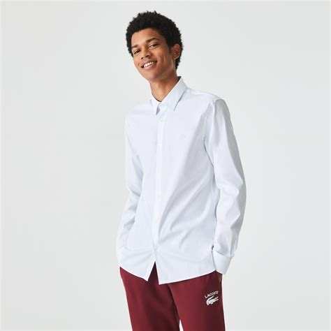 Slim Fit Stretch Poplin Shirt