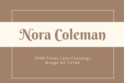 Free Address Label Templates, Editable and Printable