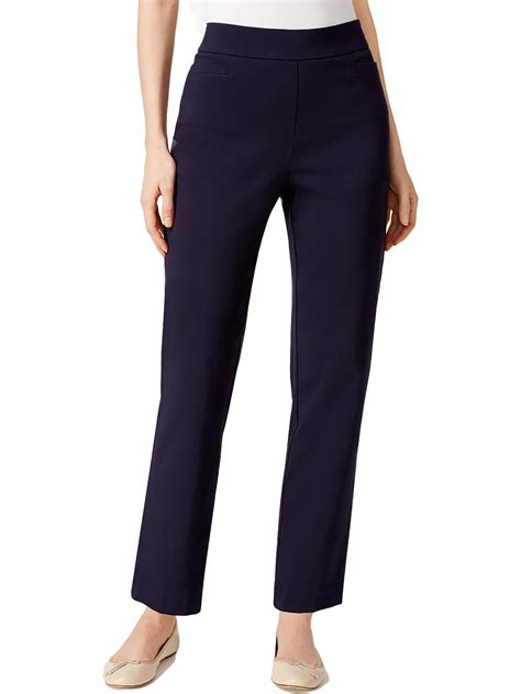 Alfred Dunner Womens Petite Classic Allure Fit Proportioned Pant With ...