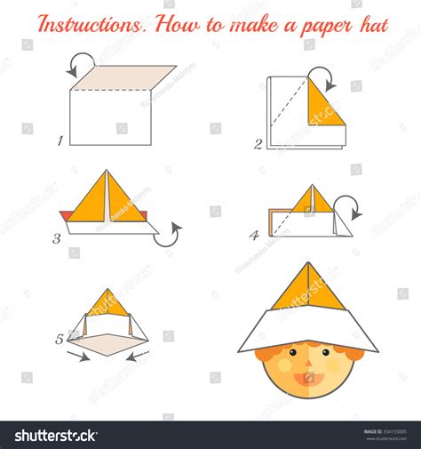 Image result for Paper Hat Tutorial