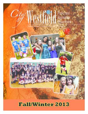 Fillable Online cityofwestfield Creating Communit y Through Pe ople ...