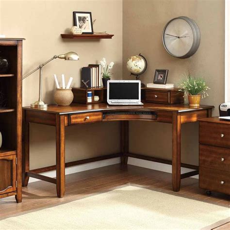 Image result for Corner Computer Desk with Drawers