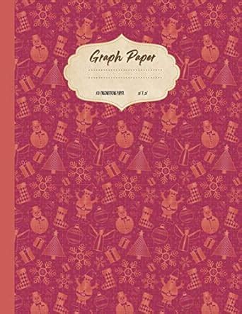 Buy Graph paper: Cute Christmas yule snowman theme cover. Large US ...