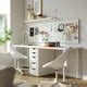 LAGKAPTEN / ALEX desk, white, 200x60 cm (783/4x235/8") - IKEA