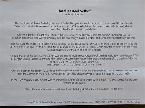 HOTEL KASTEEL SOLHOF (Aartselaar) - Hotel Reviews, Photos, Rate ...