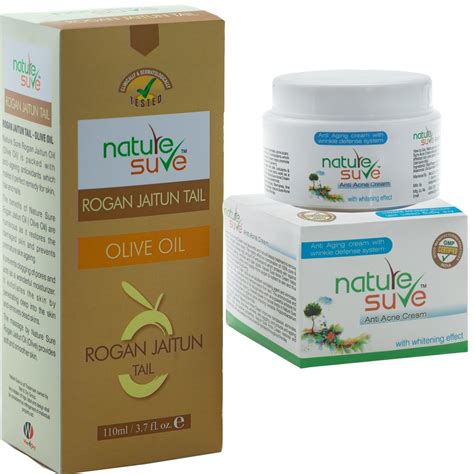 Buy Nature SureTM Combo - Anti-Acne Cream 50g and Rogan Jaitun Tail ...