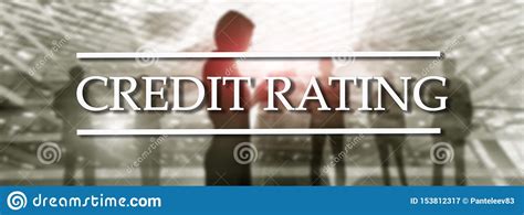 Credit Rating. Finance Banking Investment Concept. Website Header ...